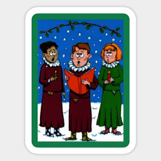 Carol singers Sticker